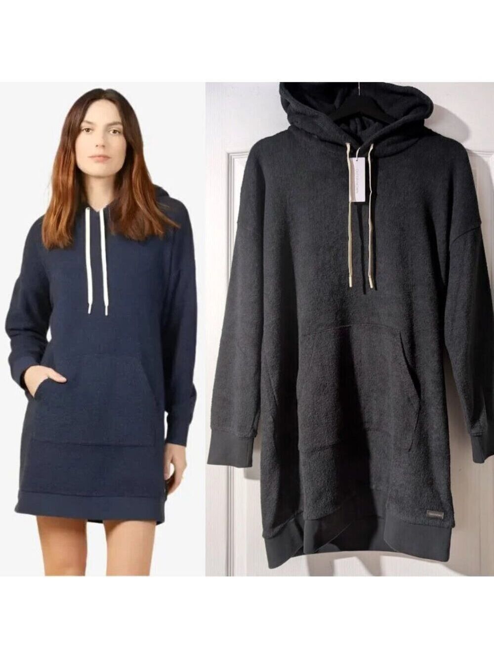 Outerknown | Hightide Hoodie Dress In Charcoal
